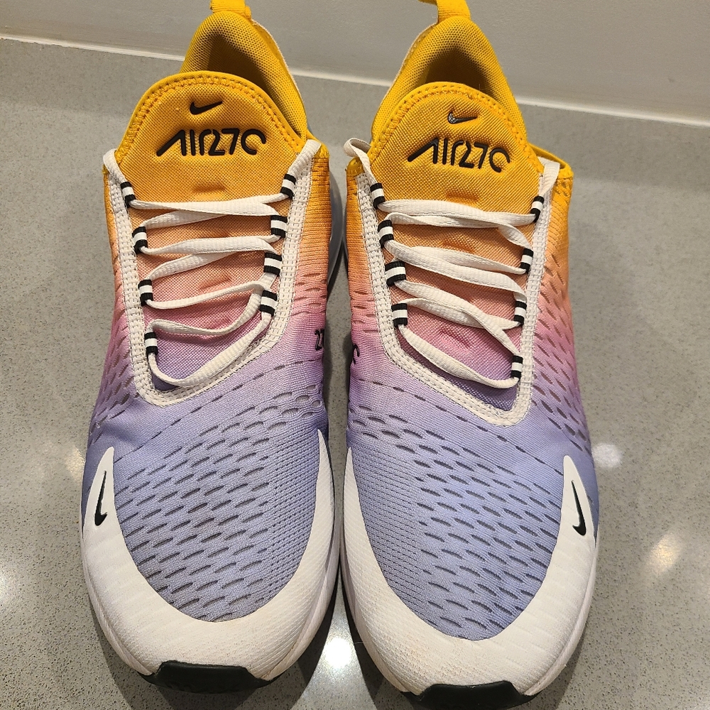 Nike Air Max Gradient Yellow Pink Purple Sneakers